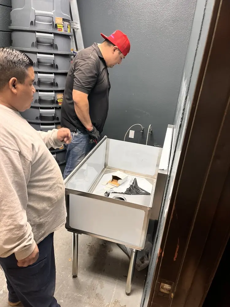Commercial plumbing and sink installation in Fish Creek